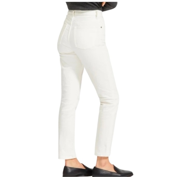 EVERLANE Organic Cotton Cheeky Crop Jeans in Ecru Size 30 -- CLOSET STAPLE!!! - Picture 2 of 6